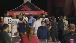 Oklahoma Football Coach Forcibly Restrained By His Former Offensive Coordinator While Charging At Referees In Rage
