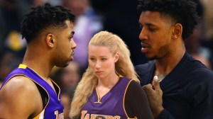 D'Angelo Russell, Iggy Azalea, and Nick Young