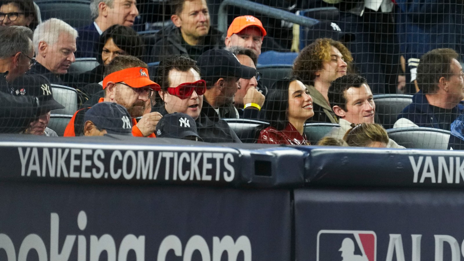 Marlins Man Chats Up Dua Lipa During Yankees-Rays Game