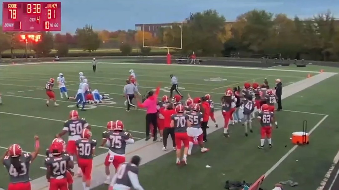 Illinois high school football playoffs quincy goode scoring record points field change
