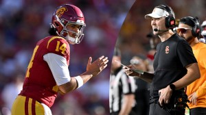 Jayden Maiava Skip Postgame Interview Lincoln Riley Fired USC Behavior Attitude