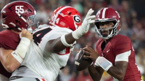 Keelon Russell wait gunner stockton shake hand sportsmanship class georgia alabama
