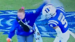 Kimari Robinson Duke Swipe Slap Athletic Trainer Security Georgia Tech Altercation New Video