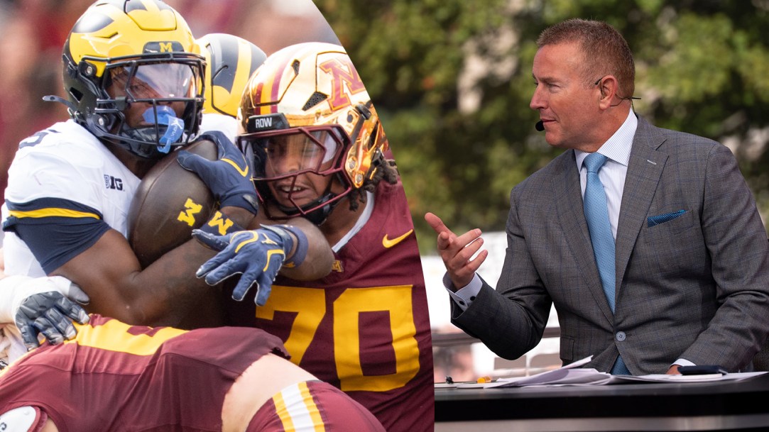 Kirk Herbstreit Michigan Football Bryce Underwood Bench Son Access Pick College Gameday