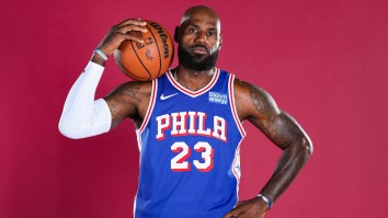 The Helicopter LeBron James Is Using To Commute Between New York And Philly Is Owned By Fanatics And Is Giving Off Real Clippers/Aspiration Vibes