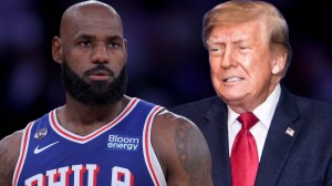 LeBron James and Donald Trump
