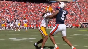 LSU Auburn pass interference uncatchable