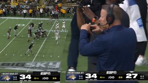 Montana State timeout Idaho clock controversy brent vigen college football time rules