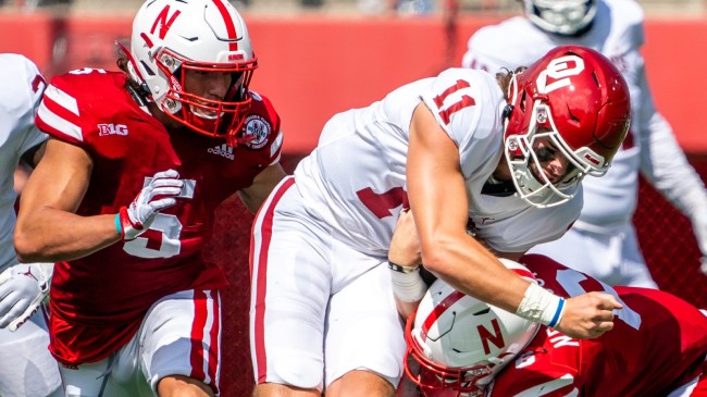 Nebraska vs Oklahoma football