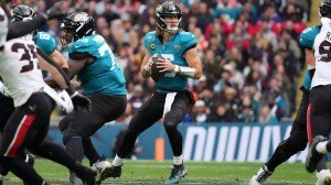 NFL London Game Field Conditions Slippery Wet Referee Slip Footing wembley stadium