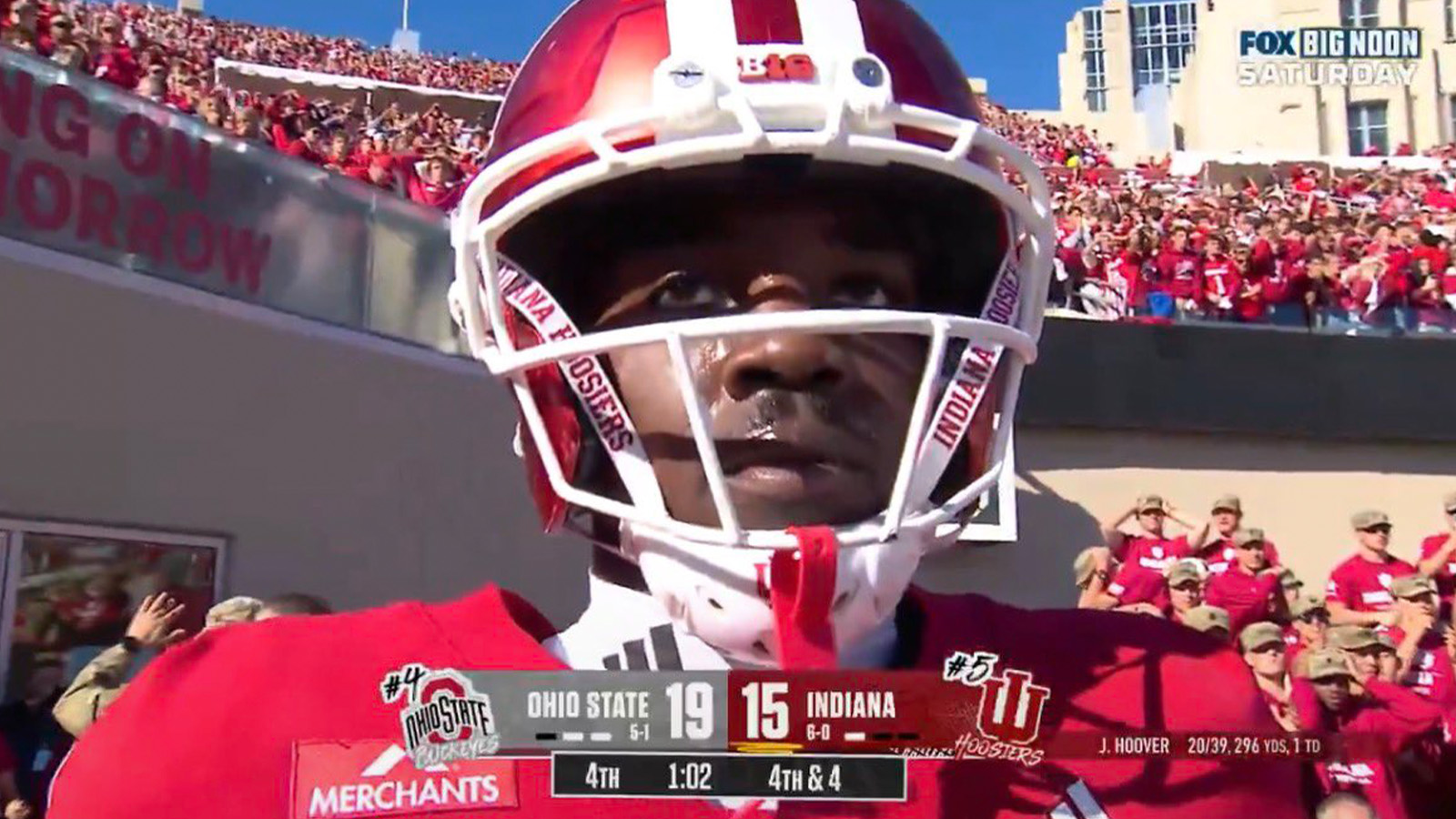 Indiana Wide Receiver Nick Marsh Faces Scrutiny After Out-of-Bounds Play Indiana Wide Receiver Nick Marsh Faces Scrutiny After Out-of-Bounds Play
