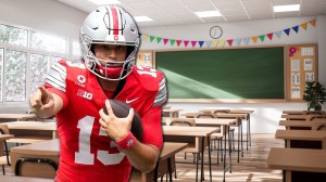 Ohio State starting quarterback luke fahey academics student athlete of the month