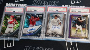 PSA graded baseball cards
