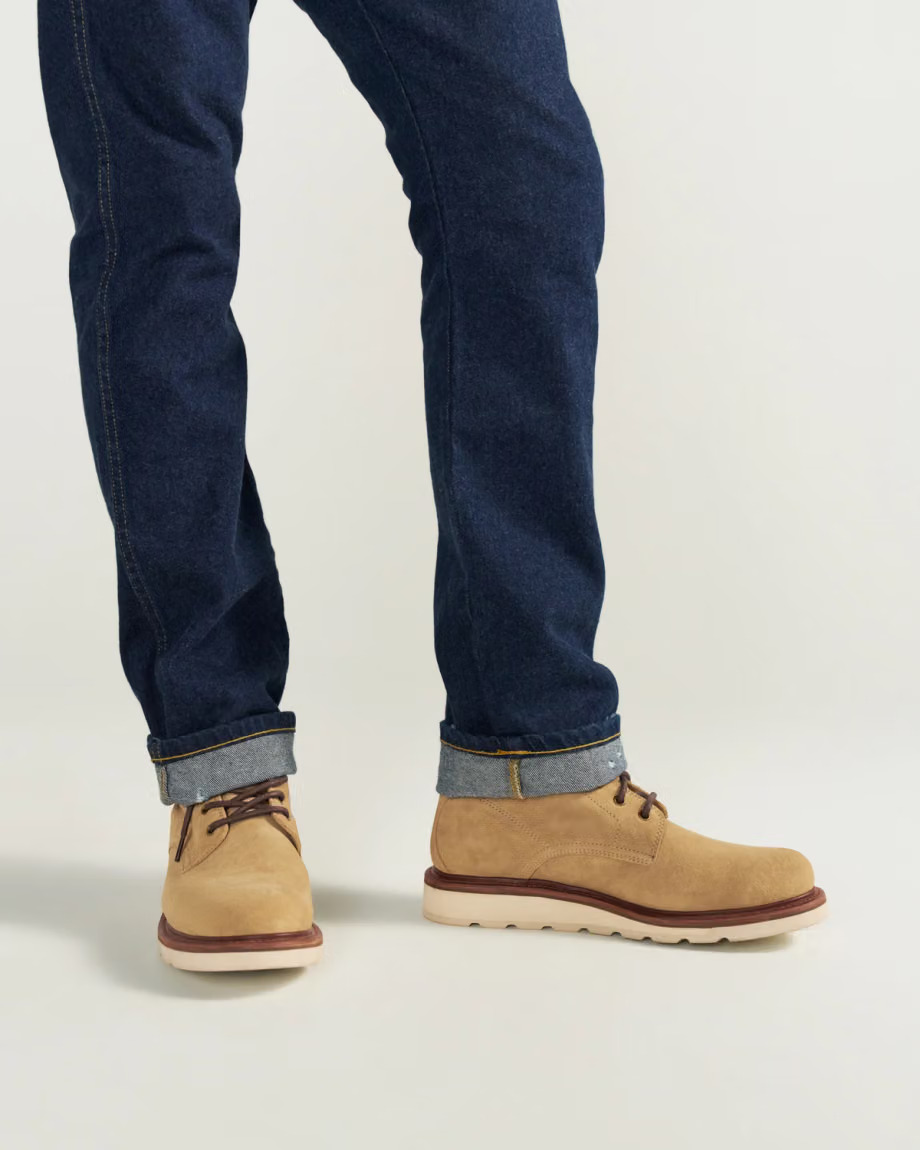 Tecovas The Knox Lace Up in Sandstone Roughout