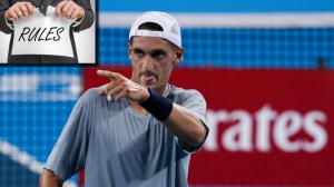 French tennis star Terence Atmance